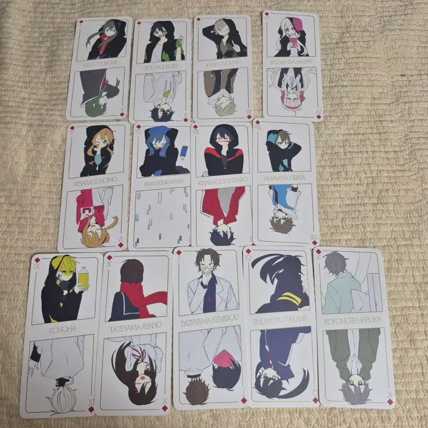 [BUNJANG] Kagerou Project Kagepro Unofficial Goods Card Bundle Set (13 pcs) / 일괄 카게로우 프로젝트 카게프로 비공굿 카드 13장 세트