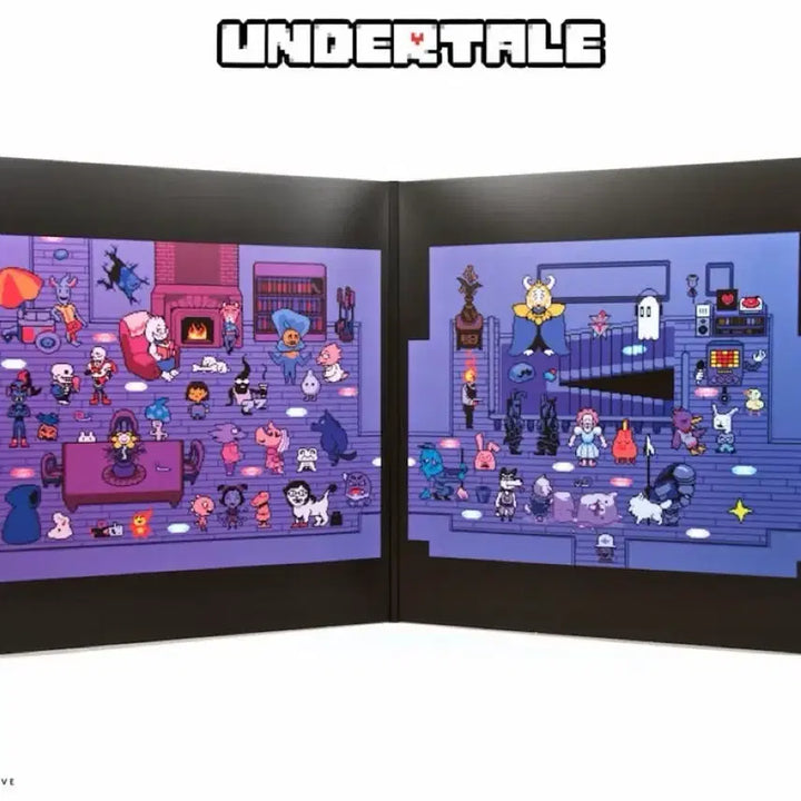 [BUNJANG] Undertale Limited Edition Vinyl LP Blue/Red / 언더테일 한정판 바이닐 양면 LP 블루/레드