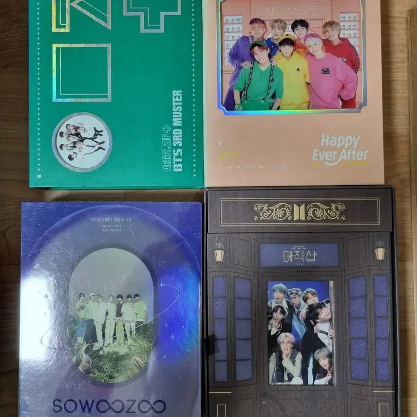 [BUNJANG] BTS Muster 4 DVD Bundle Set / 방탄소년단 BTS 머스터 4개 +덤