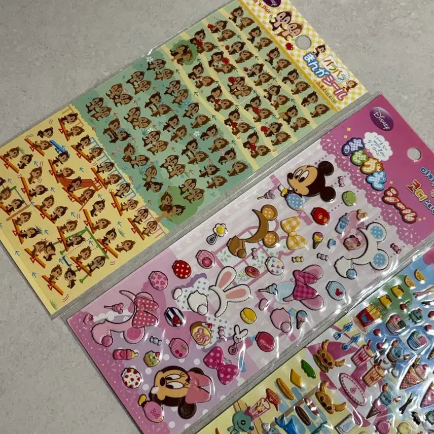 [BUNJANG] Disney Classic Stickers Bundle (3 Pieces) / 디즈니 고전스티커 3장 일괄 판매
