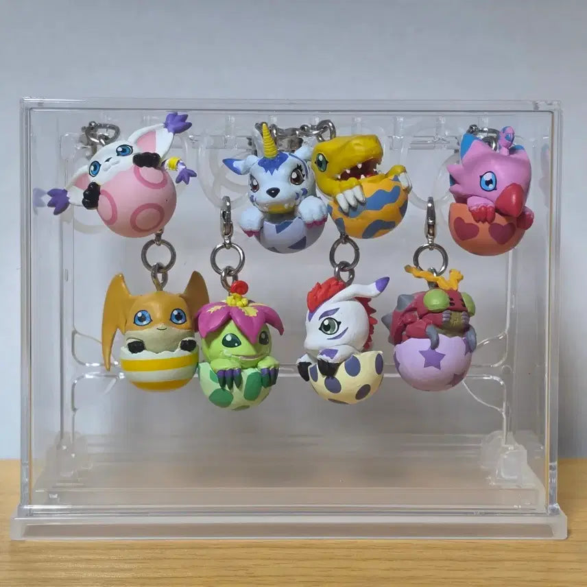 [BUNJANG] Digimon Adventure Digimon Mezilushi Set / 디지몬 디지몬어드벤처 가챠 메지루시 8종 일괄 판매