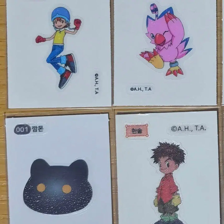[BUNJANG] Digimon Adventure Digimon Bread POGs Sticker Set (19 Types) Bundle / 디지몬 디지몬어드벤처 디지몬젤리 디지몬빵 특전 띠부씰 19종 일괄판매