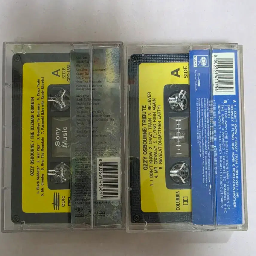 [BUNJANG] Ozzy Osbourne 2 Variations Cassette Tape (Unsealed) / .[개봉/카세트테이프] 오지 오스본 2종류