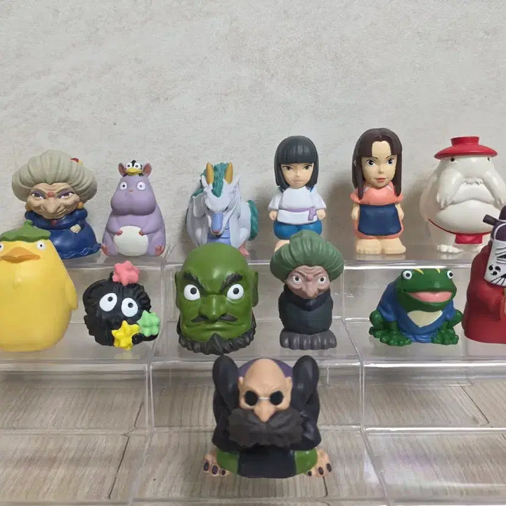 [BUNJANG] Studio Ghibli Spirited Away Finger Puppets 13-Piece Bundle Set (Haku, Kamaji, etc.) / 지브리 센과치히로 손가락 인형 13종 일괄 (하쿠, 가마할아범 등)