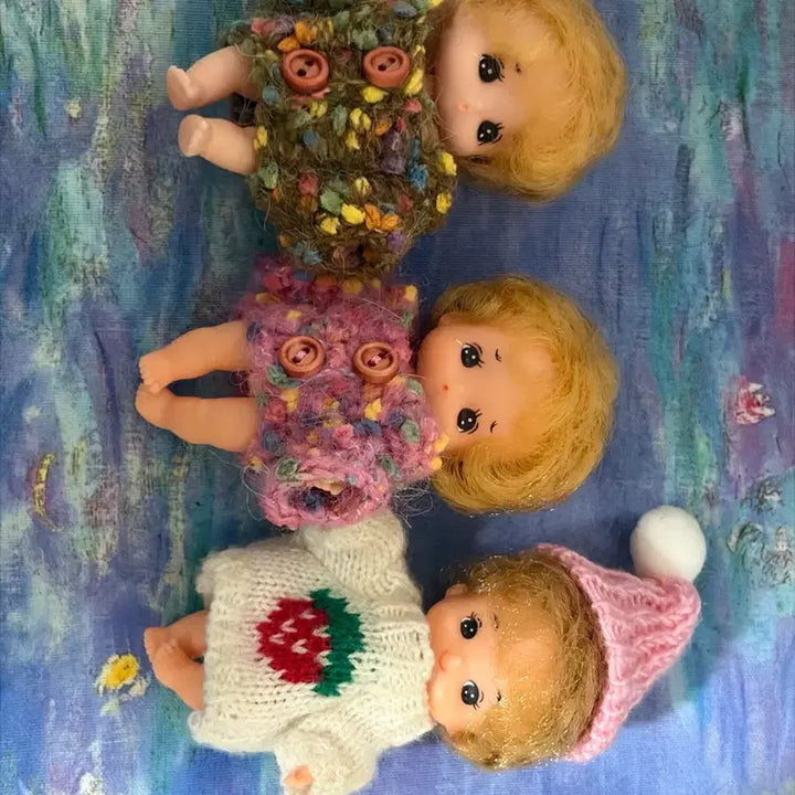 [BUNJANG] Vintage "Motnani" Doll Bundle Set / (일괄)빈티지 인형 근대사 못난이 인형