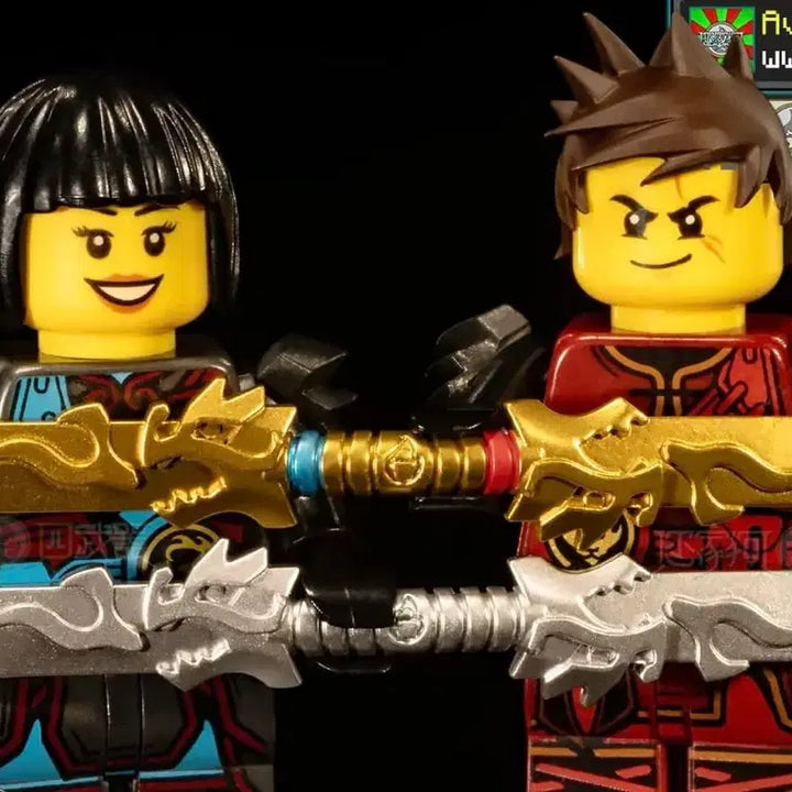 [BUNJANG] LEGO Ninjago Custom Dragon Blade (Silver) / 레고 닌자고 커스텀 드래곤 블레이드 (실버)