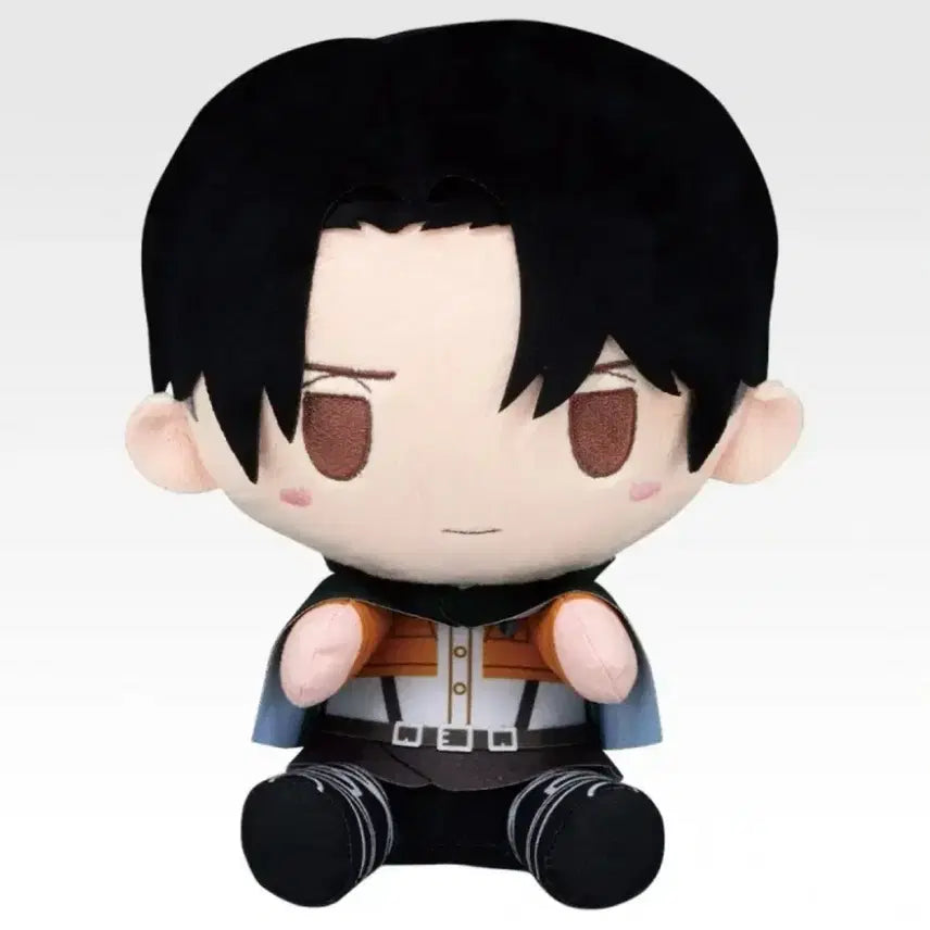 [BUNJANG] Attack on Titan Levi Last One Prize Plush Doll / [최종가택포5.7/미개봉] 제일복권 진격의거인 라스트원상 리바이 봉제인형