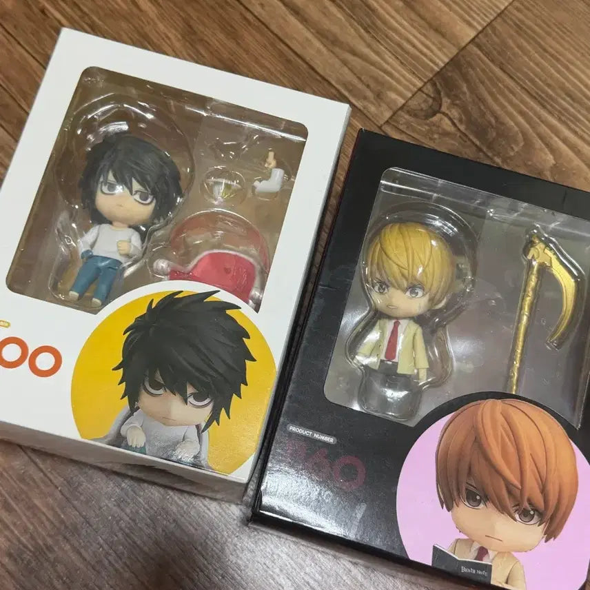 [BUNJANG] Death Note Light Yagami L Nendoroid Bundle Set (Unofficial) / 데스노트 라이토 엘 넨도 일괄 판매합니다 공식 넨도X