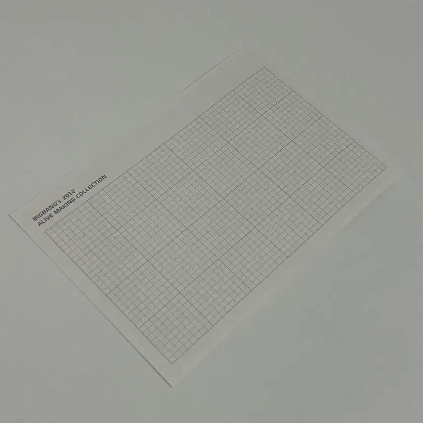 [BUNJANG] BIGBANG 2012 Alive Making Collection Postcard (T.O.P) / 빅뱅 2012 ALIVE 메이킹 컬렉션 엽서 (탑)
