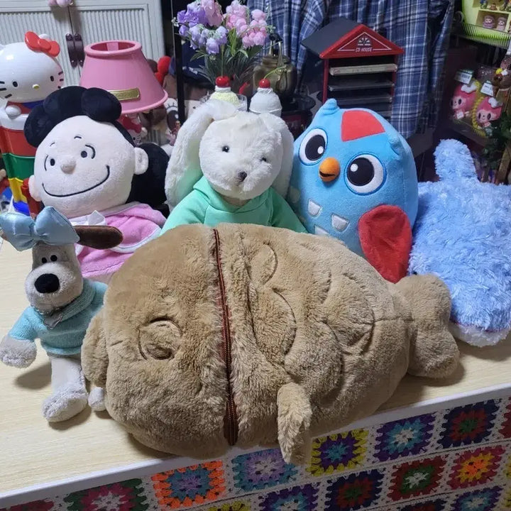 [BUNJANG] Snoopy, Everland Owl, and Bungeoppang Doll Bundle Set / 다양한 인형 세트 일괄 택포