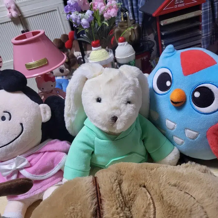 [BUNJANG] Snoopy, Everland Owl, and Bungeoppang Doll Bundle Set / 다양한 인형 세트 일괄 택포