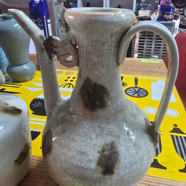 [BUNJANG] Yongcheon Kiln Iron-Painted Teapot / 용천요 철화주자
