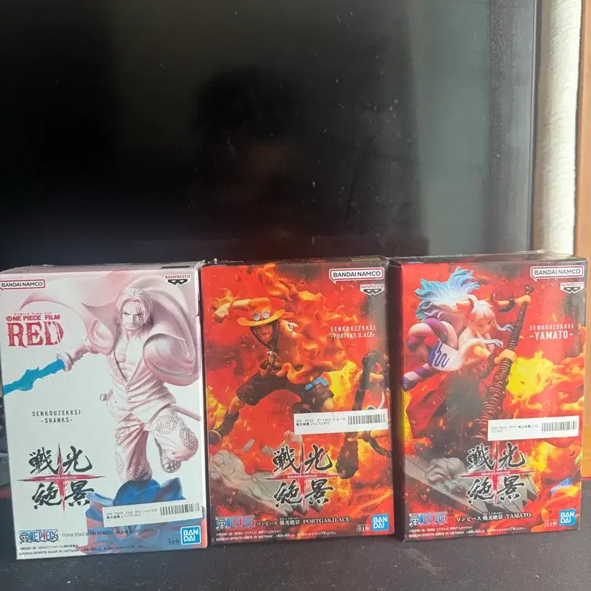 [BUNJANG] One Piece Figure 3-Figure Set (Yamato, Shanks, Ace) / 원피스 피규어 3종 세트 판매합니다