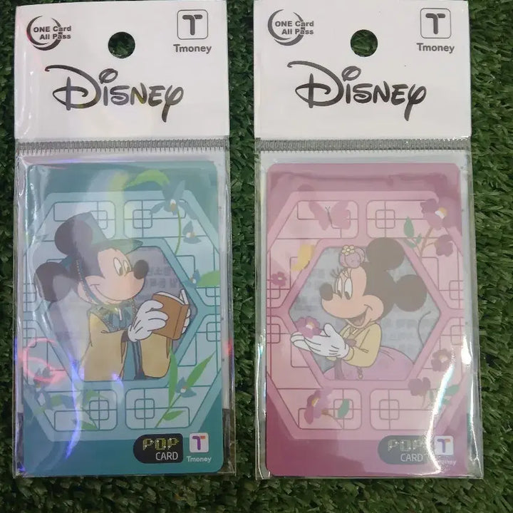 [BUNJANG] Disney Tmoney Popcard Mickey/Minnie Set / 디즈니 티머니 팝카드 미키/미니