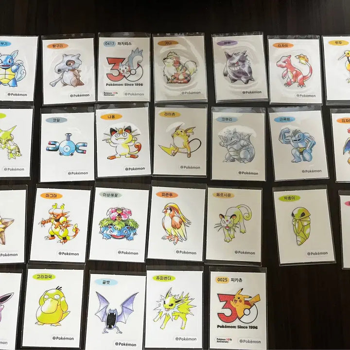 [BUNJANG] 30th Anniversary Artwork Sticker Set / 30주년 아트워크 띠부씰 팝니다.