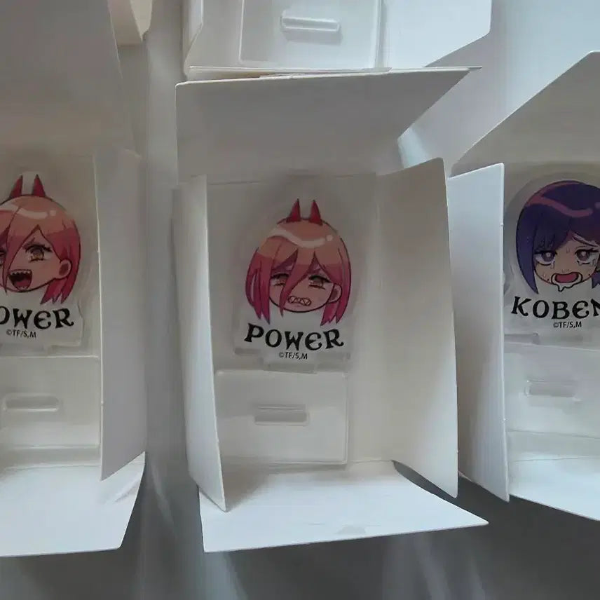 [BUNJANG] Chainsaw Man Trading Random Mini Acrylic Stand - Power, Denji, Kobeni - 5 Types Bundle Set / 체인소맨 트레이딩 랜덤 미니 아크릴 스탠드 파워 덴지 코베니 5종 일괄
