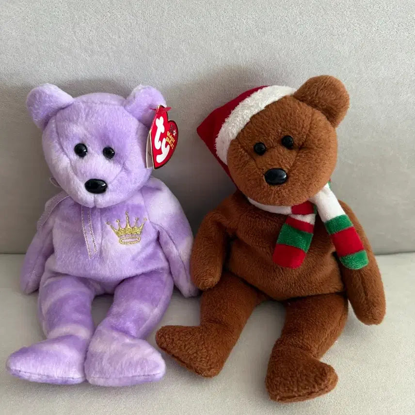 [BUNJANG] Ty Teddy Bear "TyBears" Set of 2 / Ty베어 인형두개세트