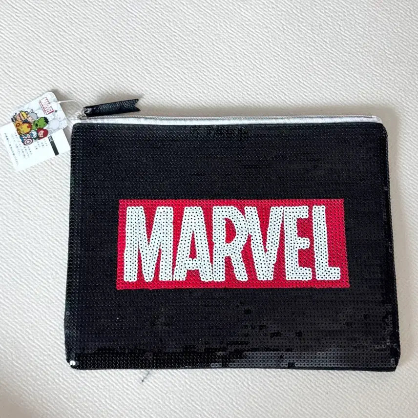 [BUNJANG] Marvel Sequin Pouch / 마블 스팽글 파우치