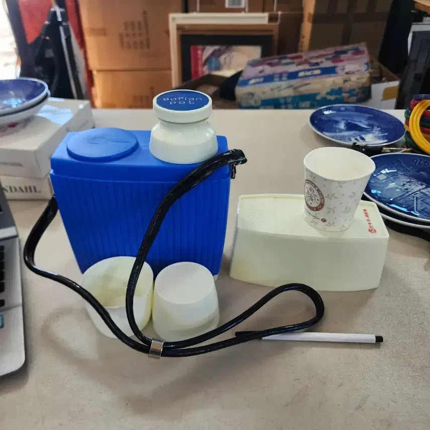 [BUNJANG] Vintage Japanese Water Container / Japan 오래된 물통 가로17cm 높이22cm 물통 미사용