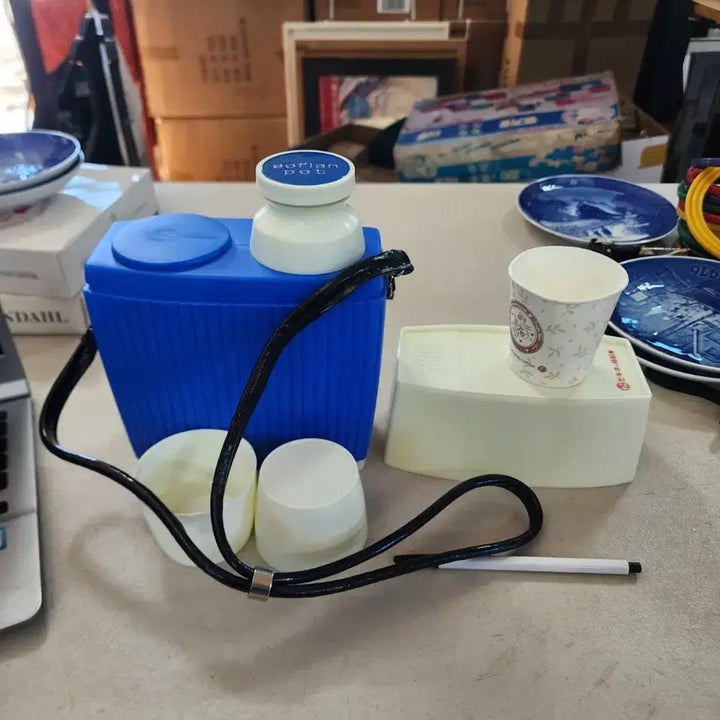 [BUNJANG] Vintage Japanese Water Container / Japan 오래된 물통 가로17cm 높이22cm 물통 미사용