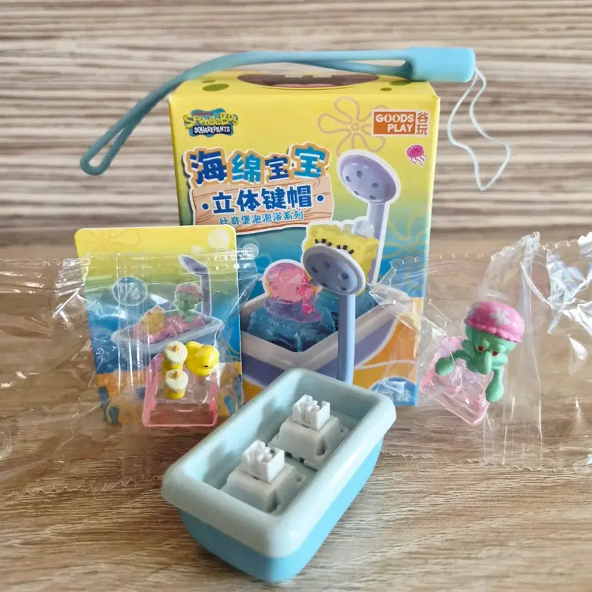 [BUNJANG] SpongeBob SquarePants Bath Series Squidward Keycap (Sealed) / 스폰지밥 욕조 키캡 징징이 (미개봉)