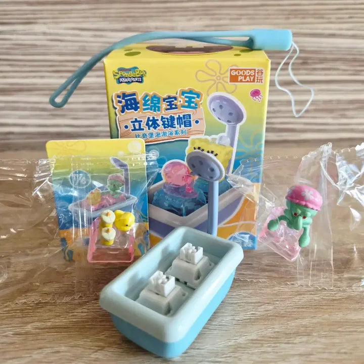[BUNJANG] SpongeBob SquarePants Bath Series Squidward Keycap (Sealed) / 스폰지밥 욕조 키캡 징징이 (미개봉)