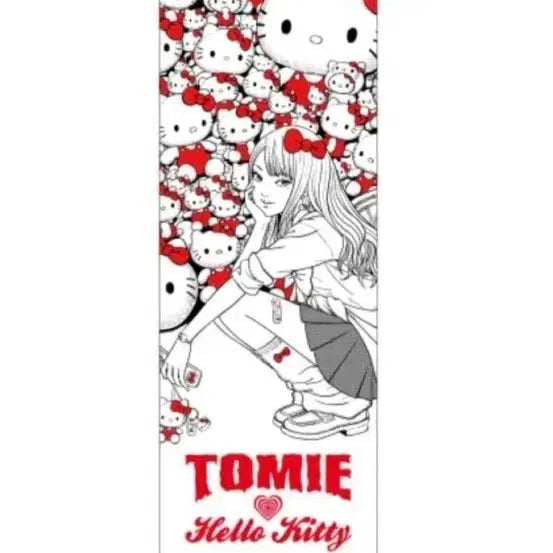 [BUNJANG] Junji Ito x Hello Kitty Collaboration Large Towel (Sealed) / 미개봉)토미에키티콜라보 이토준지 대형타월