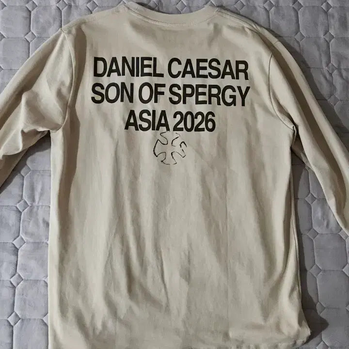 [BUNJANG] Daniel Caesar Korea Tour VIP Exclusive Long Sleeve / 다니엘시저 내한 VIP MD 한정판 롱 슬리브