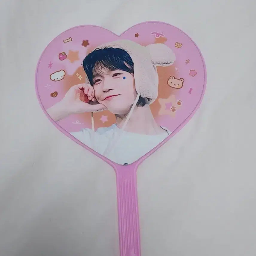 [BUNJANG] NCT WISH Jaehee Mini Heart Uchiwa / 엔시티위시 재희 미니 하트 우치와 양도