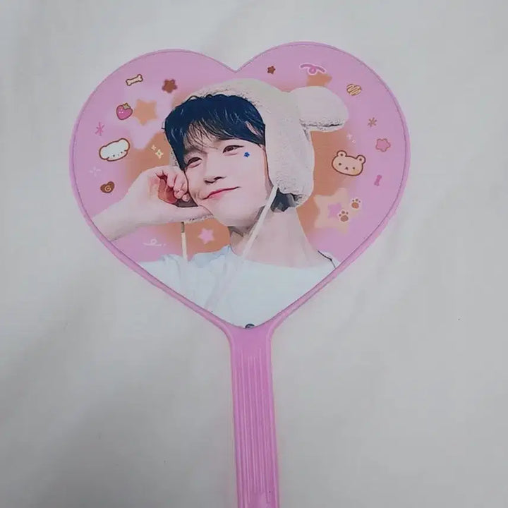 [BUNJANG] NCT WISH Jaehee Mini Heart Uchiwa / 엔시티위시 재희 미니 하트 우치와 양도