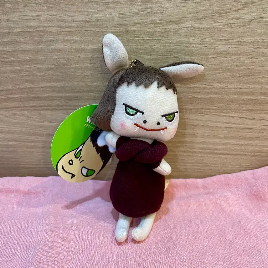 [BUNJANG] Yoshitomo Nara Plush Keychain / [새제품]정품 요시토모 나라 인형 키링