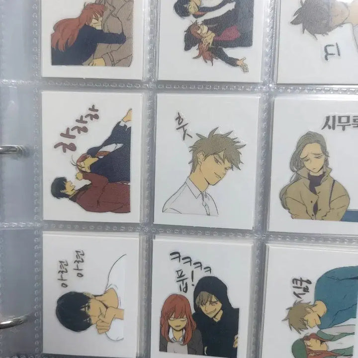 [BUNJANG] Cheese in the Trap Sticker 60 Types Bundle Set with Collect Book / (일괄)치즈인더트랩 띠부씰 60종 세트(콜렉트 북 포함)