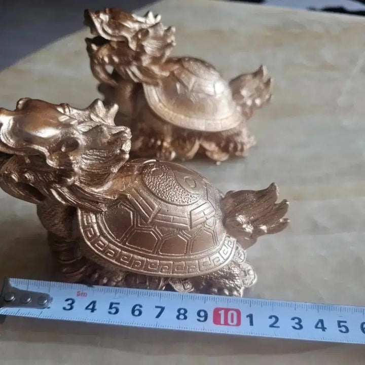 [BUNJANG] Pair of Dragon Head Turtle Ornaments / 용두거북 장식 한쌍