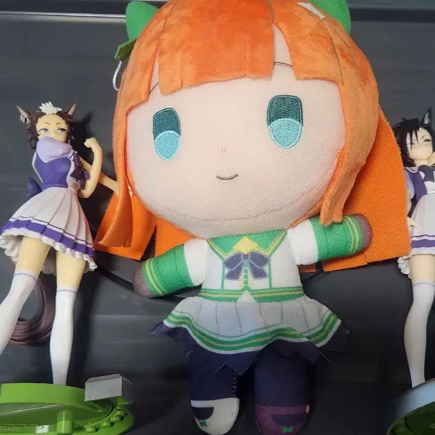[BUNJANG] Banpresto Silence Suzuka Doll + 2 Figure Set / 우마무스메 사일런스 스즈카 인형 + 피규어 2종 세트