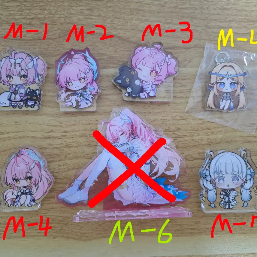 [BUNJANG] Myojo Acrylic Stand &amp; Korotto Bundle Set / 명조 아크릴 스탠드, 코롯토 일괄판매