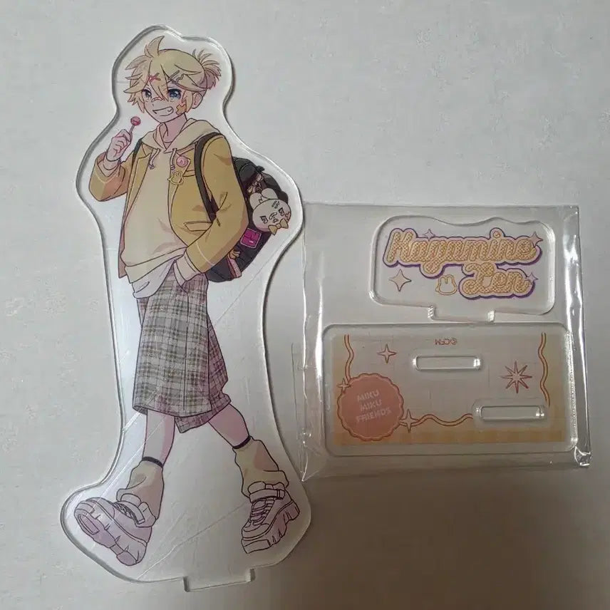 [BUNJANG] Kagamine Len CANDOO Collab Acrylic Stand / 카가미네 렌 캔두 콜라보 아크릴스탠드