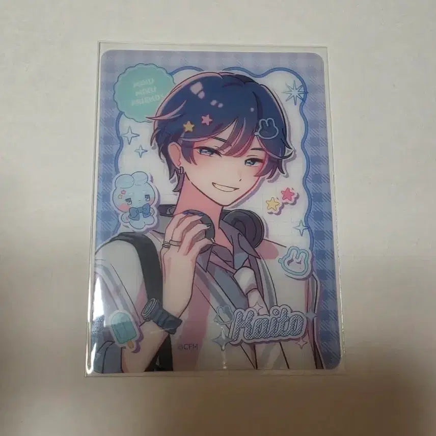 [BUNJANG] Kaito Vocaloid Candu Collab Clear Card / 카이토 보컬로이드 캔두 콜라보 클리어카드 kaito