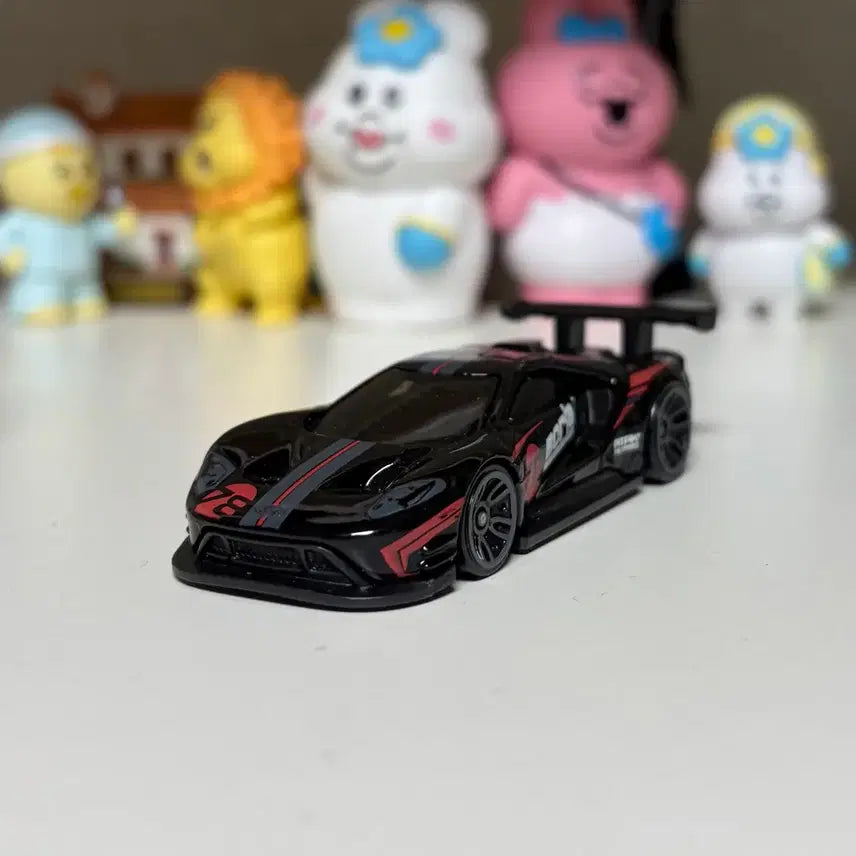 [BUNJANG] Hot Wheels Ford GT Racing Car Black Diecast Model / 핫휠 포드 GT 레이싱카 블랙 미니카 다이캐스트