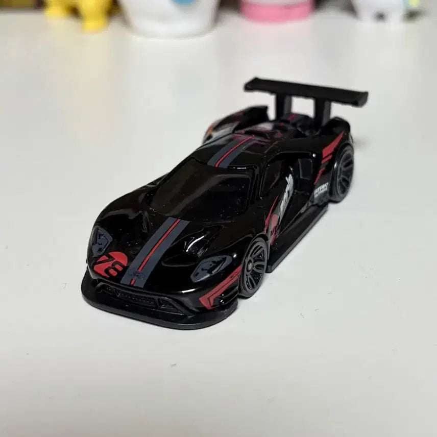 [BUNJANG] Hot Wheels Ford GT Racing Car Black Diecast Model / 핫휠 포드 GT 레이싱카 블랙 미니카 다이캐스트