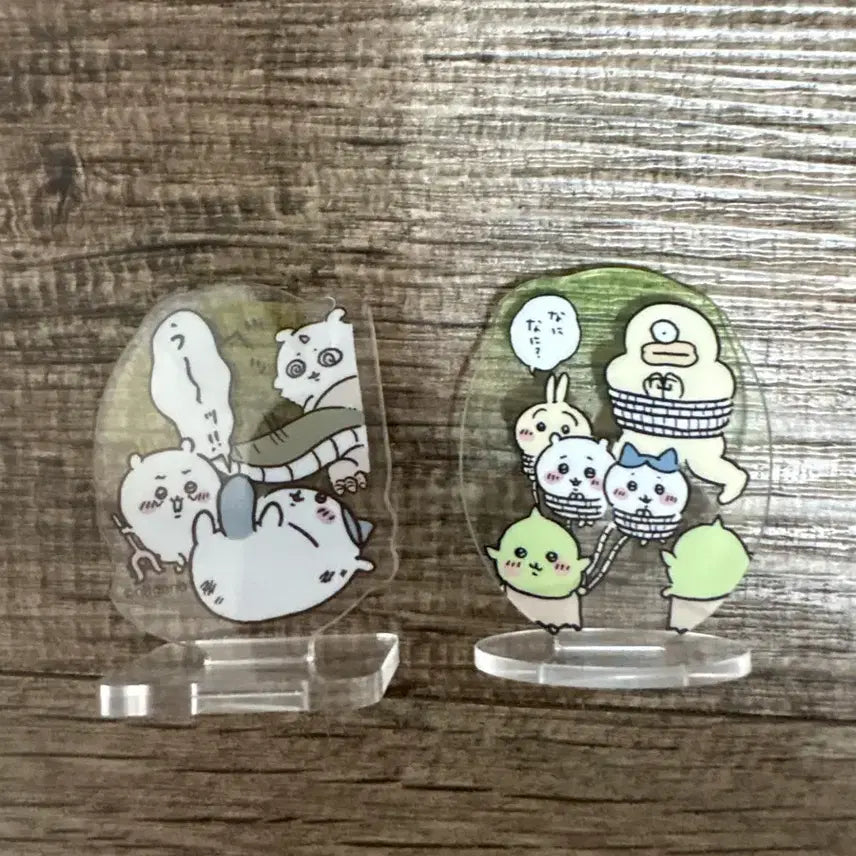 [BUNJANG] Cheekawaii Acrylic Stand Set / 치이카와 아크릴 스탠드 2종 일괄