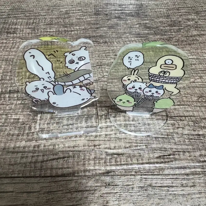 [BUNJANG] Cheekawaii Acrylic Stand Set / 치이카와 아크릴 스탠드 2종 일괄