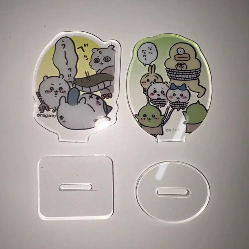 [BUNJANG] Cheekawaii Acrylic Stand Set / 치이카와 아크릴 스탠드 2종 일괄