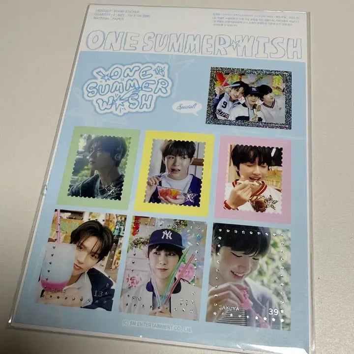 [BUNJANG] NCT WISH Exhibition Stamp Sticker (Sealed) / [미개봉 원가이하] NCT WISH 엔시티 위시 전시회 스탬프 스티커