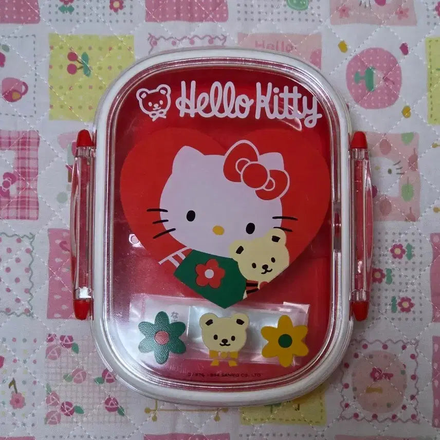 [BUNJANG] Classic Hello Kitty Lunch Box / 헬로키티 고전 도시락통
