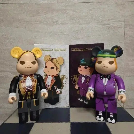 [BUNJANG] Jang Keun Suk Cre Show 400% Bearbrick Set / 베어브릭 장근석 크리쇼 400% 세트