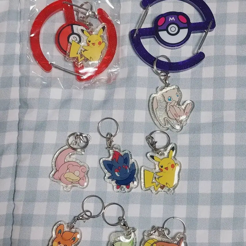 [BUNJANG] Pokemon Pop-Up Carabiner Gacha Bundle Set / 포켓몬 팝업 카라비너 가챠 일괄