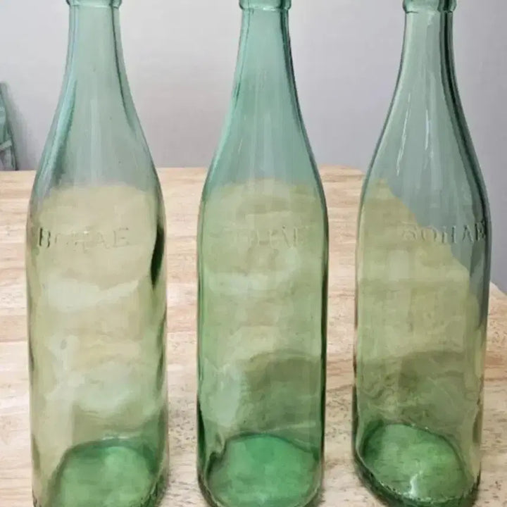 [BUNJANG] Bohae Soju Bottle Set of 3 / 보해 4홉 소주병 3개  일괄판매