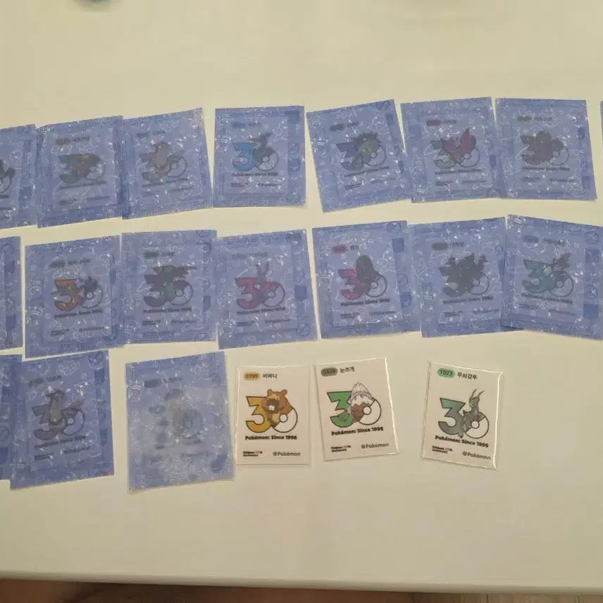 [BUNJANG] Pokemon 1030 Logo Seal Bundle Set / 포켓몬 1030로고씰 팝니다
