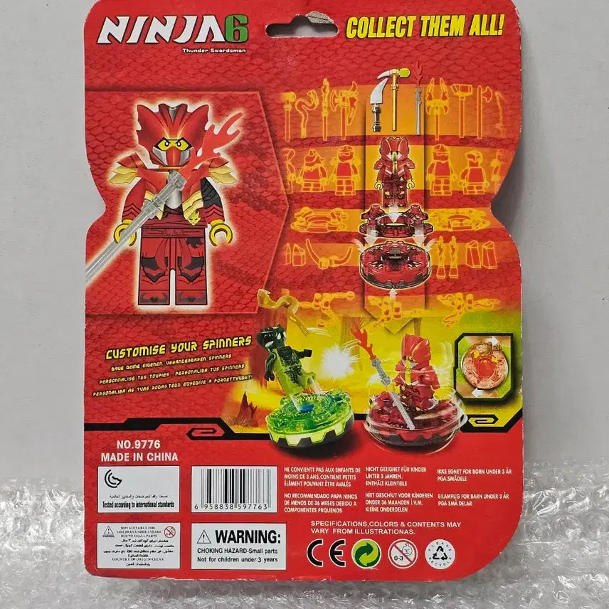 [BUNJANG] LELE Building Blocks Beyblade Minifigure Set Sealed / LELE사 Toy Block 레고 팽이 미니피규어 세트 미개봉품