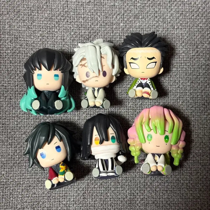 [BUNJANG] Demon Slayer Futtotto Wind-up Gacha Set / 귀멸의칼날 페탓토 태엽 가챠 3탄 풀세트+2탄 기유